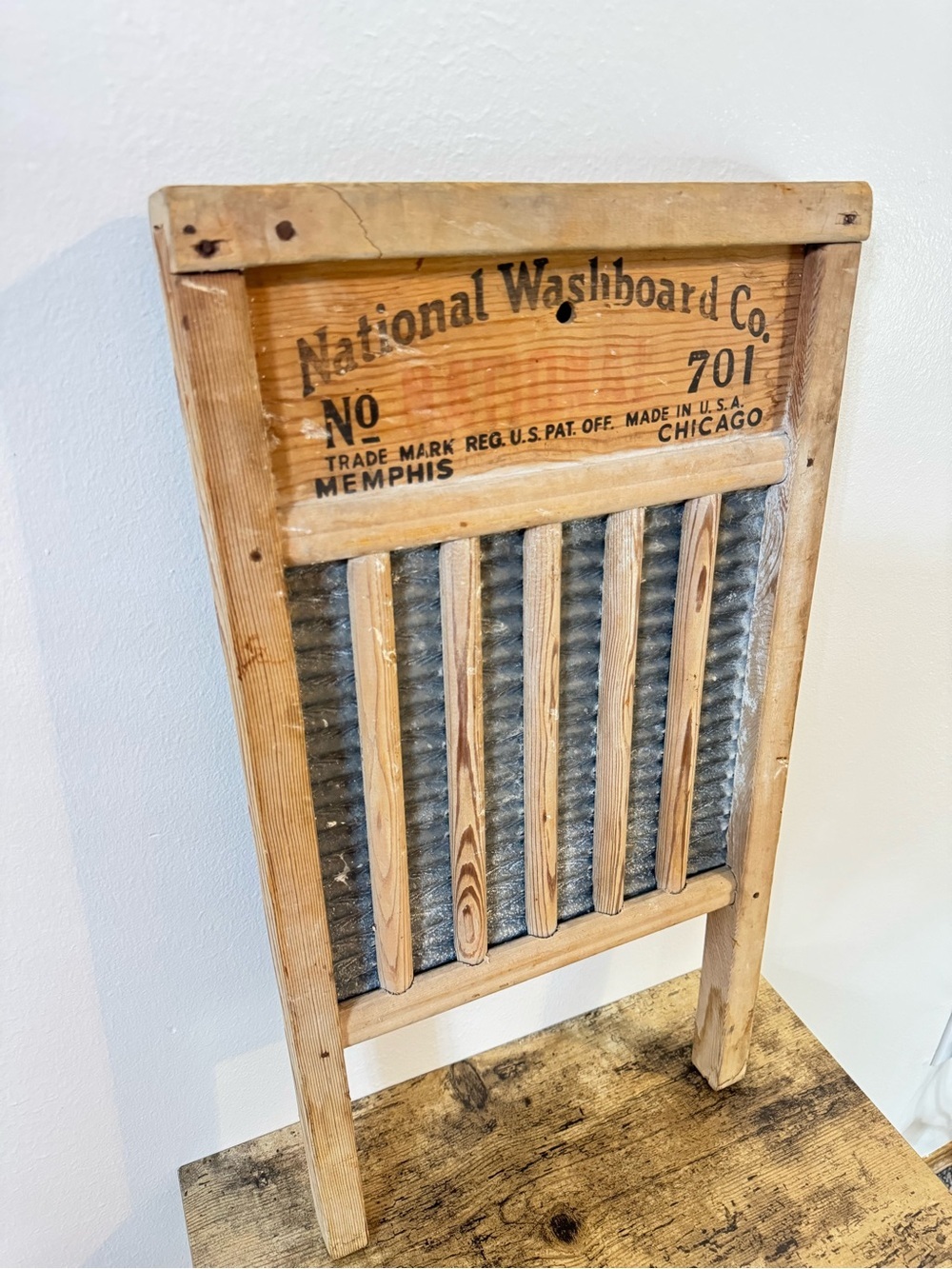 National Washboard Co. No. 701 Washboard | Made in USA - Picture 3 of 12